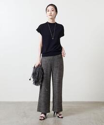 UNITED ARROWS | UWSC ハイネック フレンチスリーブニット(ニット/セーター)