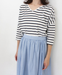 MODE ROBE | Vネックドルマントップス(Tシャツ/カットソー)