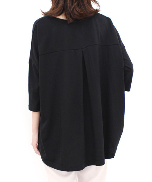 MODE ROBE（モードローブ）の「Vネックドルマントップス（Tシャツ/カットソー・レディース・ホワイト/ブラック/その他・FREE）」の13枚目の写真