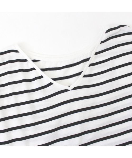 MODE ROBE（モードローブ）の「Vネックドルマントップス（Tシャツ/カットソー・レディース・ホワイト/ブラック/その他・FREE）」の17枚目の写真