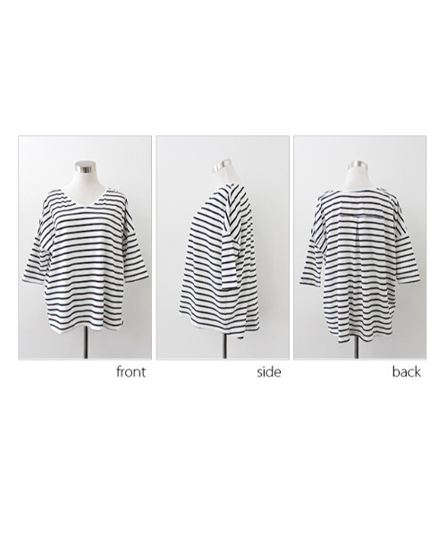 MODE ROBE（モードローブ）の「Vネックドルマントップス（Tシャツ/カットソー・レディース・ホワイト/ブラック/その他・FREE）」の14枚目の写真