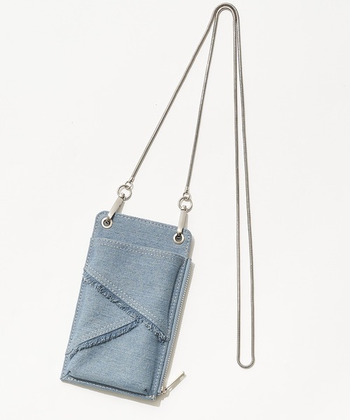 SPIRALGIRL(スパイラルガール)の「デニムスマホショルダーバッグ(ショルダーバッグ・レディース・ライトブルー/インディゴブルー・FREE)」の15枚目の写真