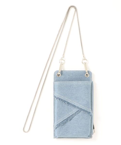 SPIRALGIRL(スパイラルガール)の「デニムスマホショルダーバッグ(ショルダーバッグ・レディース・ライトブルー/インディゴブルー・FREE)」の10枚目の写真