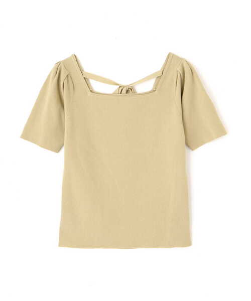 PROPORTION BODY DRESSING（プロポーションボディドレッシング）の「＜Ｅ＞ボリュームスリーブリボンニット / 1211275500（ニット/セーター・レディース・グレー/ホワイト系その他/イエロー系その他・FREE）」の7枚目の写真