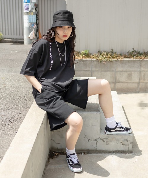 RASVOA（ラスボア）の「MOVE FOWARD ハングルＴシャツ（Tシャツ/カットソー・レディース・ブラック/オフホワイト・FREE）」の11枚目の写真