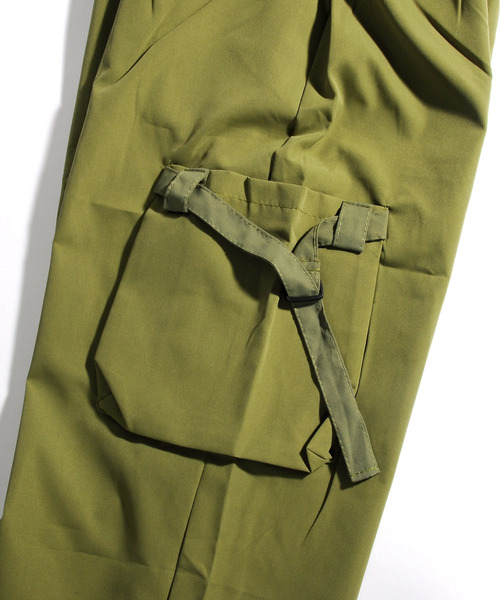 GREENCLOTHING イエロー ジャケットとカーキ パンツ セット k4l02_2.jpg