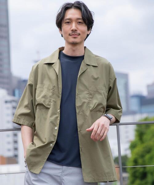 Tcリップストップオープンカラーショートスリーブシャツ メンズ Men Coen コーエン 公式ファッション通販