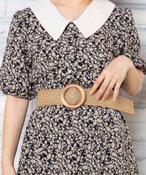 WEGO（ウィゴー）の「WEGO/雑材ベルト（ベルト・レディース・ナチュラル/ベージュ/その他1・FREE）」の2枚目の写真