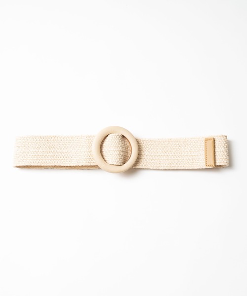 WEGO（ウィゴー）の「WEGO/雑材ベルト（ベルト・レディース・ナチュラル/ベージュ/その他1・FREE）」の4枚目の写真
