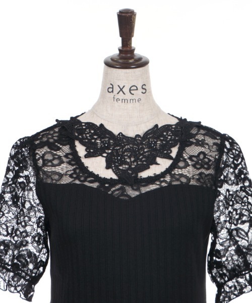 axes femme(アクシーズファム)の「チョーカー風ビスチェ切替PO(Tシャツ/カットソー・レディース・ブラック/ホワイト/ピンク・MEDIUM)」の22枚目の写真