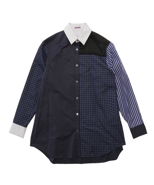 SueUNDERCOVER（スーアンダーカバー）の「SU2A1403（シャツ/ブラウス・レディース・ブラック系その他/ボルドー・3/2/1）」の2枚目の写真