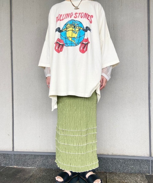 Ray BEAMS（レイビームス）の「GOOD ROCK SPEED / Rolling ビッグ Tシャツ（Tシャツ/カットソー・レディース・ホワイト・ONE SIZE）」の8枚目の写真