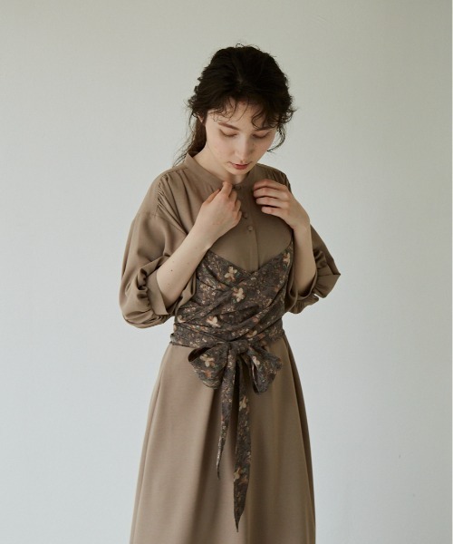 idem（イデム）の「humming bustier onepiece/ハミングビスチェワンピース（ワンピース・レディース・ベージュ/その他・FREE）」の12枚目の写真