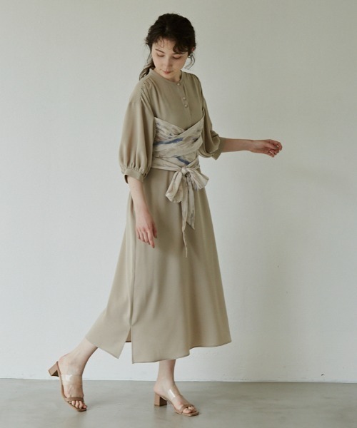 idem（イデム）の「humming bustier onepiece/ハミングビスチェワンピース（ワンピース・レディース・ベージュ/その他・FREE）」の15枚目の写真