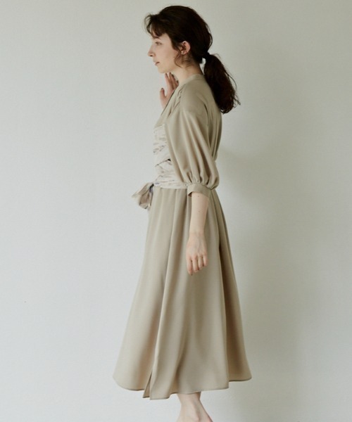 idem（イデム）の「humming bustier onepiece/ハミングビスチェワンピース（ワンピース・レディース・ベージュ/その他・FREE）」の20枚目の写真