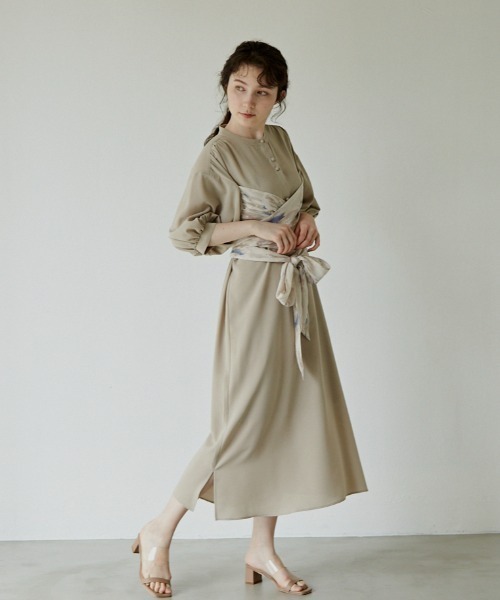 idem（イデム）の「humming bustier onepiece/ハミングビスチェワンピース（ワンピース・レディース・ベージュ/その他・FREE）」の21枚目の写真