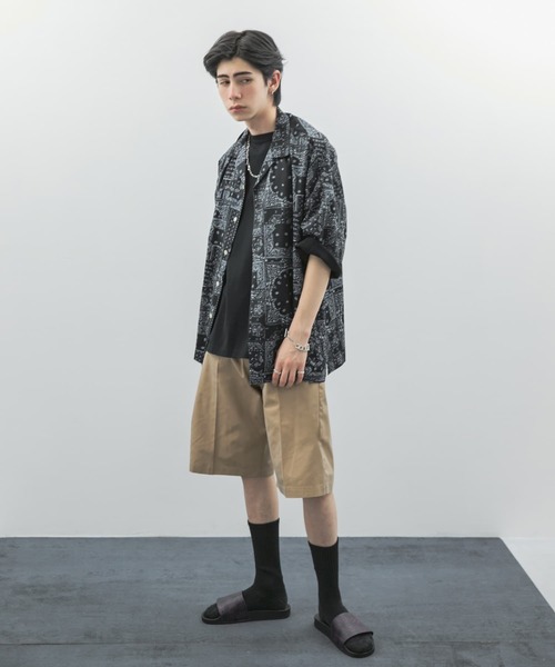 URBAN RESEARCH（アーバンリサーチ）の「URBAN RESEARCH iD　60/2TCワイドショーツ（その他パンツ・メンズ・ブラック/モカ/ベージュ・MEDIUM/LARGE）」の10枚目の写真