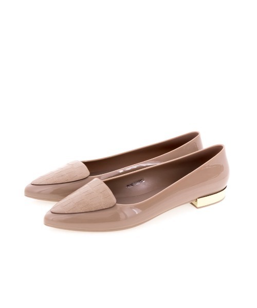 RANDA（ランダ）の「ポインテッドトゥクロコレインシューズ（レインシューズ・レディース・ブラック/ベージュ/グレイッシュベージュ・LL/S/M/L/XL）」の8枚目の写真