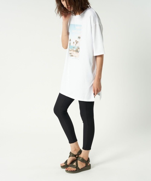 Ocean Pacific（オーシャンパシフィック）の「【OP:オーピー】レディース 体型カバースポーツ水着３点セット（水着・レディース・ホワイト/ブラック・MEDIUM/LARGE）」の10枚目の写真