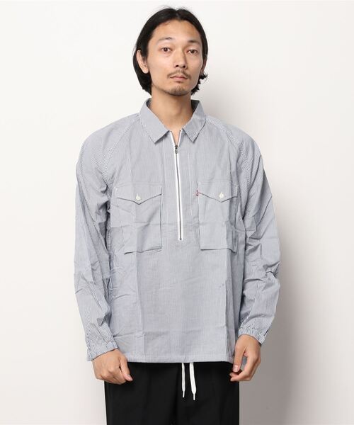 Levi's（リーバイス）の「LS RAGLAN ZIP UP CLOVERDALE ESTATE BLUE