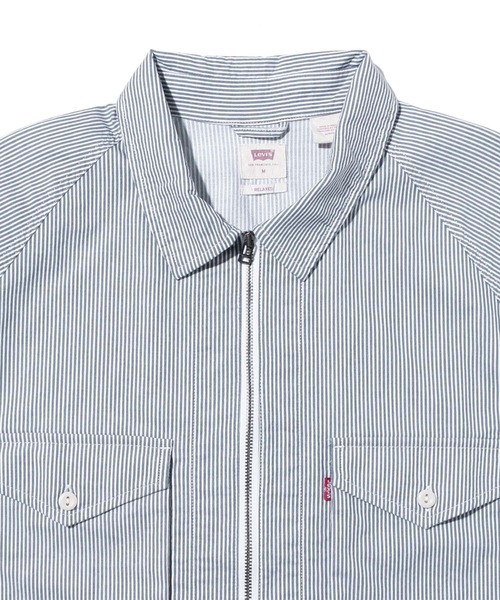 Levi's（リーバイス）の「LS RAGLAN ZIP UP CLOVERDALE ESTATE BLUE