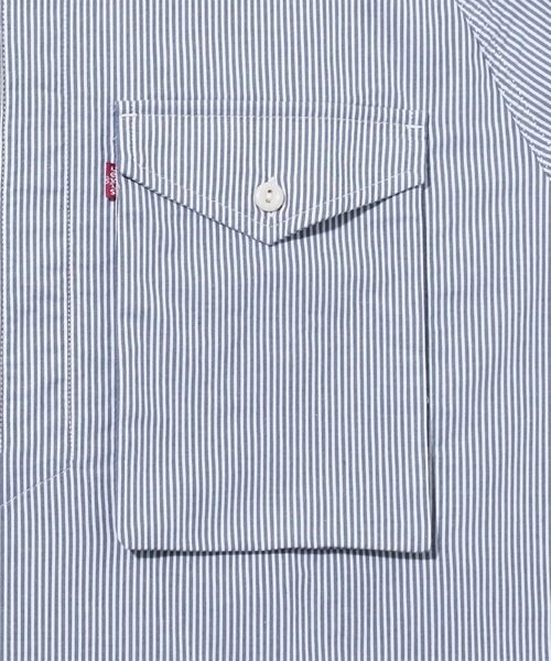 Levi's（リーバイス）の「LS RAGLAN ZIP UP CLOVERDALE ESTATE BLUE