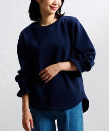 ふわふわあったか!裏起毛ボリュームスリーブプルオーバー