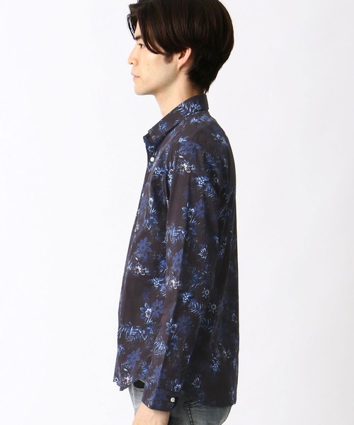 HIDEAWAYS NICOLE（ハイダウェイニコル）の「アラカルトプリントシャツ（シャツ/ブラウス・メンズ・ボルドー/ネイビー/グレー・LARGE/X-LARGE/MEDIUM）」の7枚目の写真