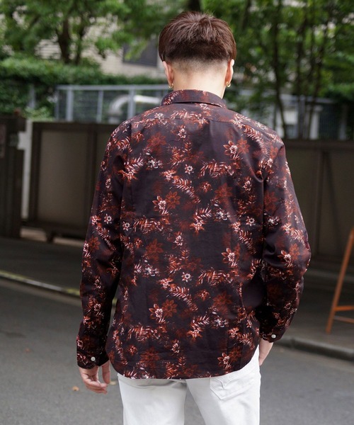 HIDEAWAYS NICOLE（ハイダウェイニコル）の「アラカルトプリントシャツ（シャツ/ブラウス・メンズ・ボルドー/ネイビー/グレー・LARGE/X-LARGE/MEDIUM）」の15枚目の写真