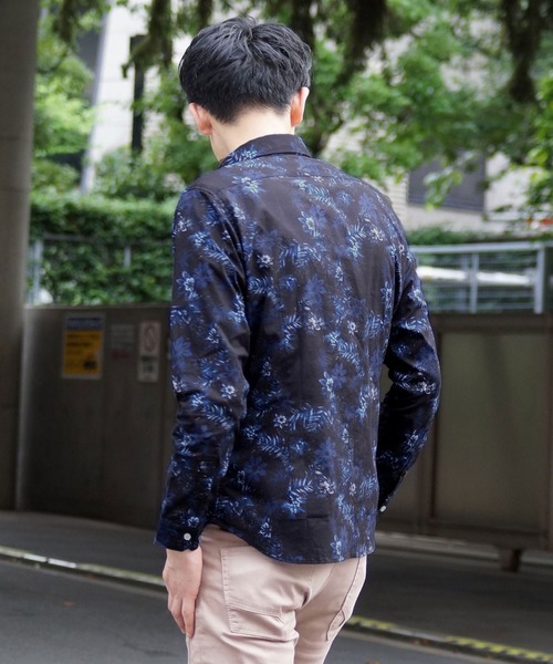 HIDEAWAYS NICOLE（ハイダウェイニコル）の「アラカルトプリントシャツ（シャツ/ブラウス・メンズ・ボルドー/ネイビー/グレー・LARGE/X-LARGE/MEDIUM）」の16枚目の写真