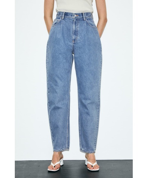 セール Denim Baloon Tapered デニムパンツ Moussy マウジー のデニムパンツ Denim デニムパンツ Moussy マウジー のファッション 人気オンライン