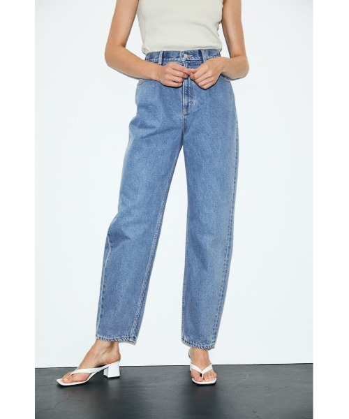 MOUSSY（マウジー）の「DENIM BALOON TAPERED（デニムパンツ）」 - WEAR