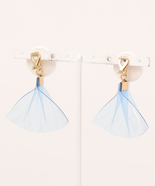 tone(トーン)の「【atelier*mio】クレイ × PVC earring(イヤリング・レディース・ホワイト/パープル/ネイビー/ピンク/イエロー/ミント/ピンク系その他/ホワイト系その他・FREE)」の9枚目の写真