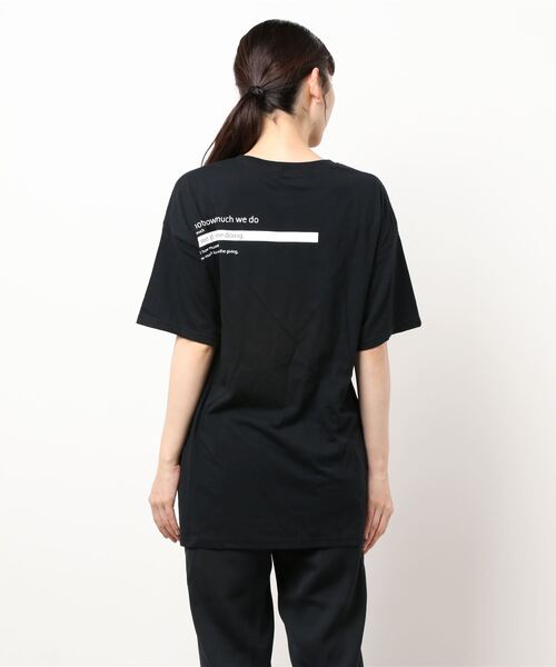 MATCH&more（マッチアンドモア）の「バックプリントオーバーサイズ半袖Ｔシャツ（Tシャツ/カットソー・レディース・ホワイト/ブラック/ベージュ/グレー/カーキ・FREE）」の9枚目の写真