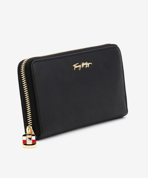 TOMMY HILFIGER(トミーヒルフィガー)の「リアルレザーロングウォレット(財布・レディース・ベージュ/ブラック・FREE)」の5枚目の写真