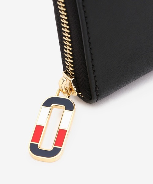 TOMMY HILFIGER(トミーヒルフィガー)の「リアルレザーロングウォレット(財布・レディース・ベージュ/ブラック・FREE)」の8枚目の写真