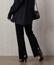 FREAK'S STORE | ▽【WEB限定】センターシームフレアニットパンツ(その他パンツ)