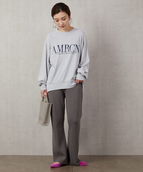 FREAK'S STORE(フリークスストア)の「▽【WEB限定】センターシームフレアニットパンツ(その他パンツ・レディース・ブラック/グレー/レッド/カーキ/グリーン/ナチュラル・SMALL/MEDIUM)」の21枚目の写真