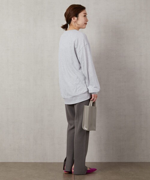 FREAK'S STORE(フリークスストア)の「▽【WEB限定】センターシームフレアニットパンツ(その他パンツ・レディース・ブラック/グレー/レッド/カーキ/グリーン/ナチュラル・SMALL/MEDIUM)」の16枚目の写真