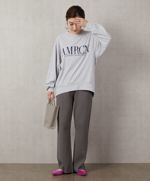 FREAK'S STORE(フリークスストア)の「▽【WEB限定】センターシームフレアニットパンツ(その他パンツ・レディース・ブラック/グレー/レッド/カーキ/グリーン/ナチュラル・SMALL/MEDIUM)」の12枚目の写真