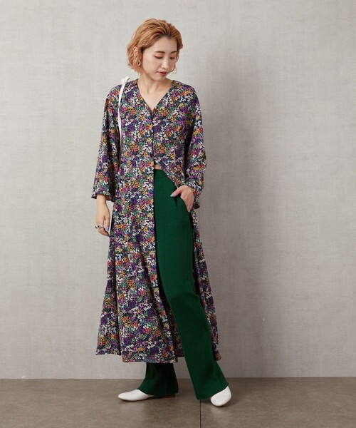 FREAK'S STORE(フリークスストア)の「▽【WEB限定】センターシームフレアニットパンツ(その他パンツ・レディース・ブラック/グレー/レッド/カーキ/グリーン/ナチュラル・SMALL/MEDIUM)」の14枚目の写真