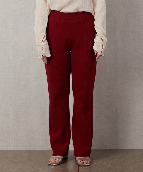 FREAK'S STORE(フリークスストア)の「▽【WEB限定】センターシームフレアニットパンツ(その他パンツ・レディース・ブラック/グレー/レッド/カーキ/グリーン/ナチュラル・SMALL/MEDIUM)」の15枚目の写真