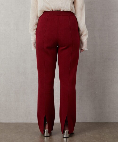 FREAK'S STORE(フリークスストア)の「▽【WEB限定】センターシームフレアニットパンツ(その他パンツ・レディース・ブラック/グレー/レッド/カーキ/グリーン/ナチュラル・SMALL/MEDIUM)」の11枚目の写真