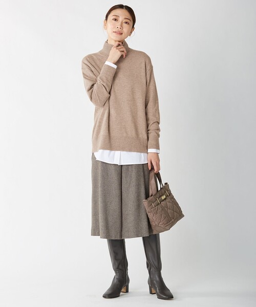 J.PRESS(ジェイプレス)の「【ストレッチ素材】SOMELOS JOYCE シャツカラー ブラウス(シャツ/ブラウス・レディース・ネイビー系1/ブラウン系1/ホワイト系・T15/T13)」の16枚目の写真