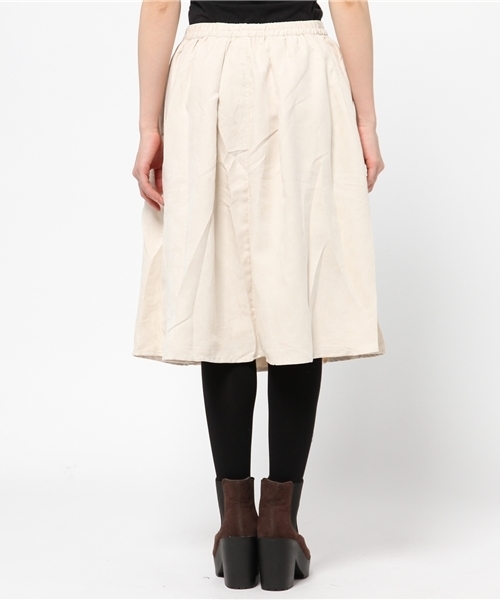 CIAOPANIC（チャオパニック）の「【Ciaopanic】フェイクスエードセミロングフレアSK（スカート・レディース・ブラウン/ネイビー/アイボリー・FREE）」の10枚目の写真