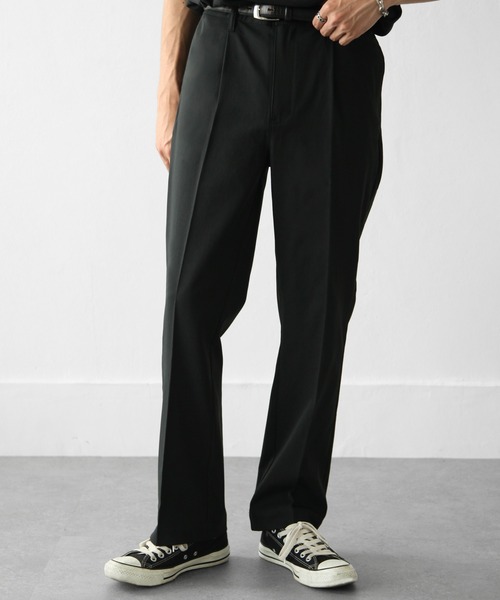ZIP FIVE（ジップファイブ）の「【ZIP FIVE】センタープレス ソフトテーパードフレアスラックスパンツ（スラックス・メンズ・ブラック/グレイッシュベージュ/アイボリー・SMALL/MEDIUM/LARGE/X-LARGE）」の3枚目の写真