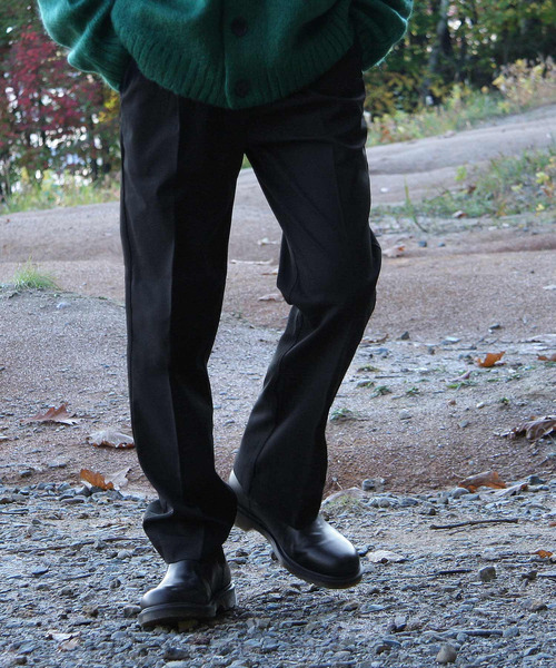 ZIP FIVE（ジップファイブ）の「【ZIP FIVE】センタープレス ソフトテーパードフレアスラックスパンツ（スラックス・メンズ・ブラック/グレイッシュベージュ/アイボリー・SMALL/MEDIUM/LARGE/X-LARGE）」の13枚目の写真