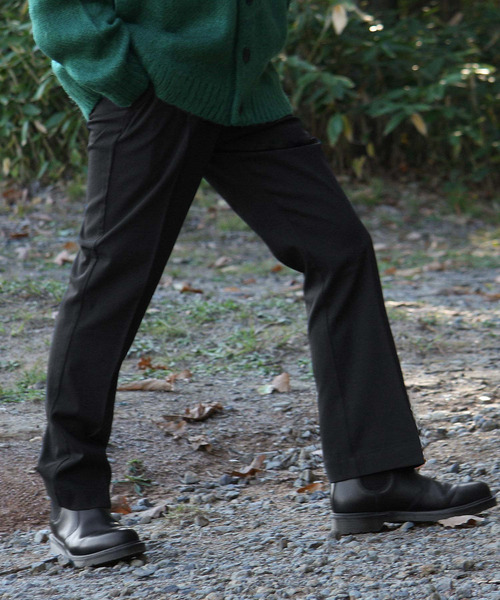 ZIP FIVE（ジップファイブ）の「【ZIP FIVE】センタープレス ソフトテーパードフレアスラックスパンツ（スラックス・メンズ・ブラック/グレイッシュベージュ/アイボリー・SMALL/MEDIUM/LARGE/X-LARGE）」の20枚目の写真