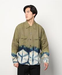 【STORY MFG.】ストーリー・エムエフジー Snack Shirts GREEN