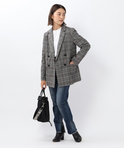 UNTITLED（アンタイトル）の「◇メランジドライチェックダブル